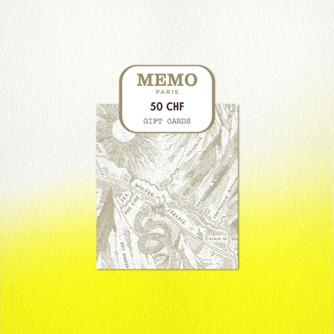 Gift card - Memo Paris