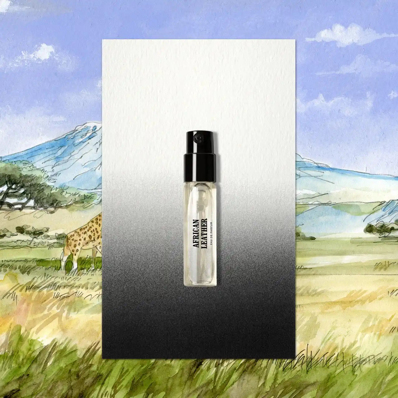 Perfume sample vial.